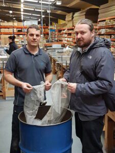 Scrap wire mesh donated to TCAT Partnership